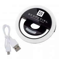 Портативная светодиодная лампа для смартфона "BeSpecial" (черная)